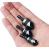 Bestgle 3pcs 1/4 Inch Shank 5 Flutes Countersink Chamfer Drill