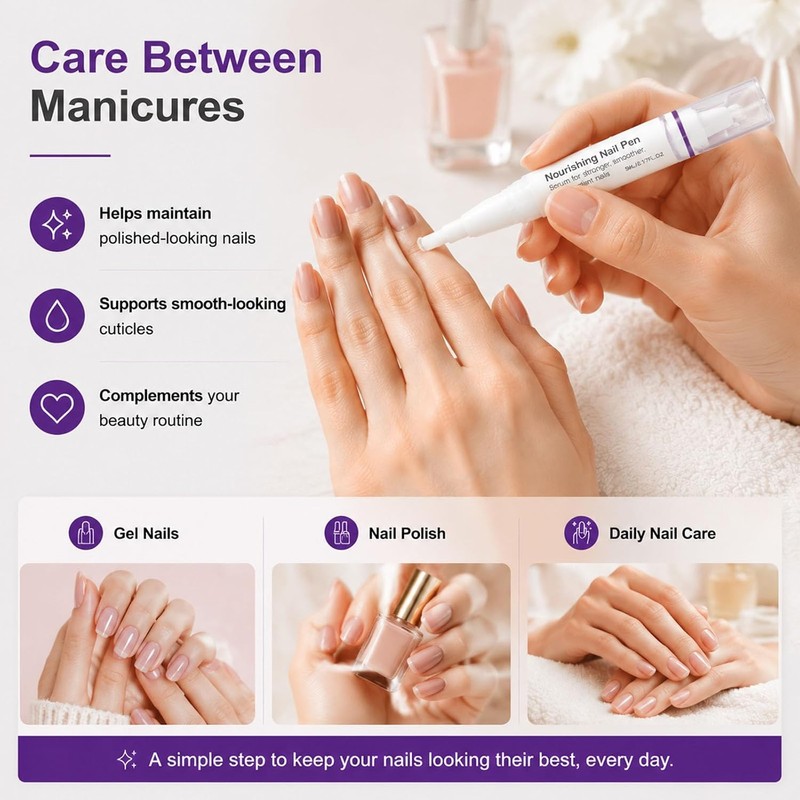 Lápiz Nutritivo Para Uñas, Aceite Para Cutículas De 5 Ml