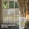 3D Stained Glass Window Film, Decorative Window Privacy Film for