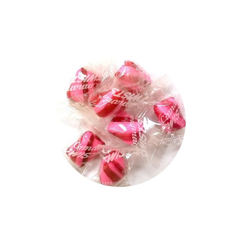 Atkinsons Cinnamon Cylinder Shaped Mint Candy Twists Red and Pink