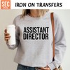SEC Apparel Assistant Director Iron On Decals Patch Transfers Applique