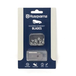 Replacement blades, blades set, 9 original spare blades made of carbon, suitable for lawn mower robots by Husqvarna and Gardena