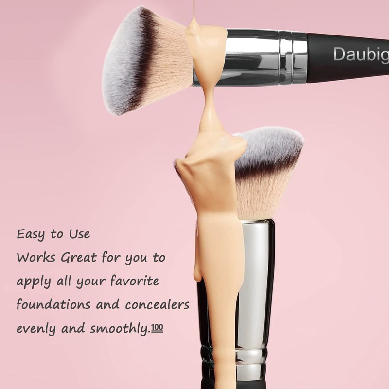 Daubigny Makeup Brushes Dual-ended Foundation Brush Concealer Brush Perfect for