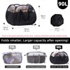 HEDONLEE Collapsible Laundry Basket, 90L Foldable Pop Up Laundry Hamper