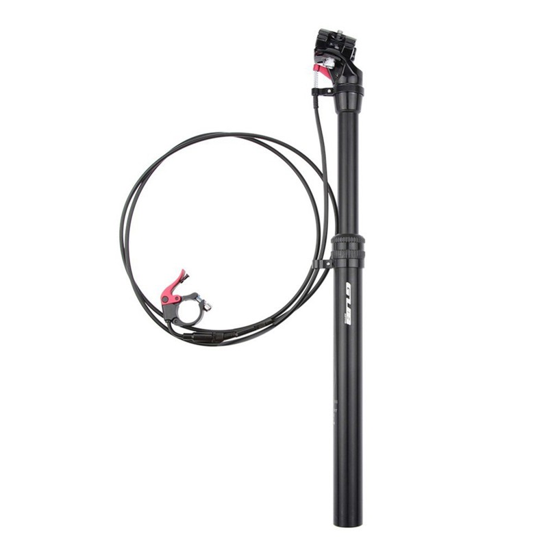 Mountain Bicycle Dropper Seatpost 27.2mm Adjustable Remote Control Suspension Seat