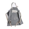 62731 & Packable Apron Stylish Storage Gray Pig Gray