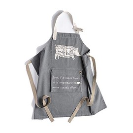 62731 & Packable Apron Stylish Storage Gray Pig Gray