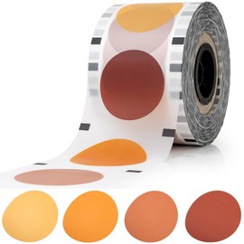 WYZworks Cup Sealer Film, Matte White 4 Brown Tones Lid Seals 3275 cups per roll @ 90mm-105mm, for Milk Tea, Coffee & Autumn Fall Seasonal Drinks Bubble Boba Beverage Sealing Film for PP Plastic Cup