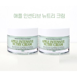 Chamos [1+1] Agassi Apple Intensive Nutri Cream 50ml Water Drop Moisturizing Cream for Damaged Skin / [1+1] 손상피부 아가시 사과 인텐시브 뉴트리 크림 50ml 워터드롭 수분크림