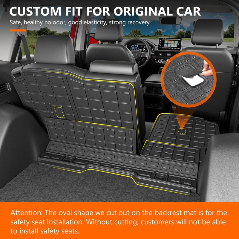 powoq Fuel Cargo Mat Compatible with 2023 2024 2025 Honda