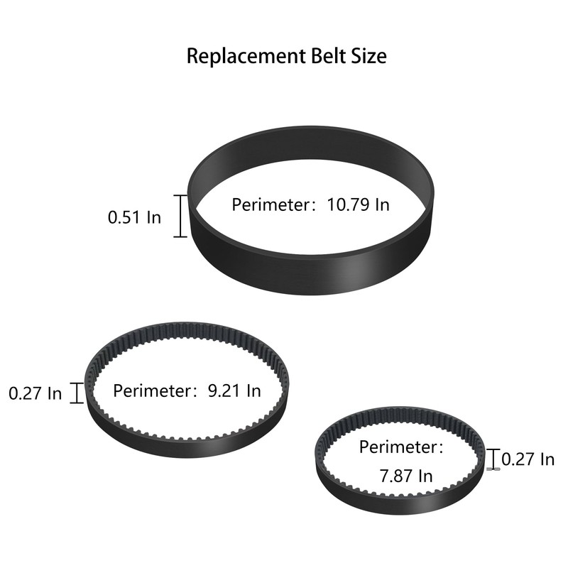 Ymimi Replacement Belt Compatible with Bissell 3432 3746 3428 34249