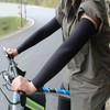 Safer UV Protection Cooling Sports Arm Sleeve (Black) (L)