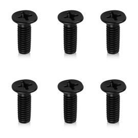 6PCS Motorcycle Master Cylinder Reservoir Cap Screws,M4x0.7x12mm Front Brake Master Cylinder Reservoir Cap Screws Compatible with Kawasaki/KTM,Sturdy Motorcycle Accessories Screw