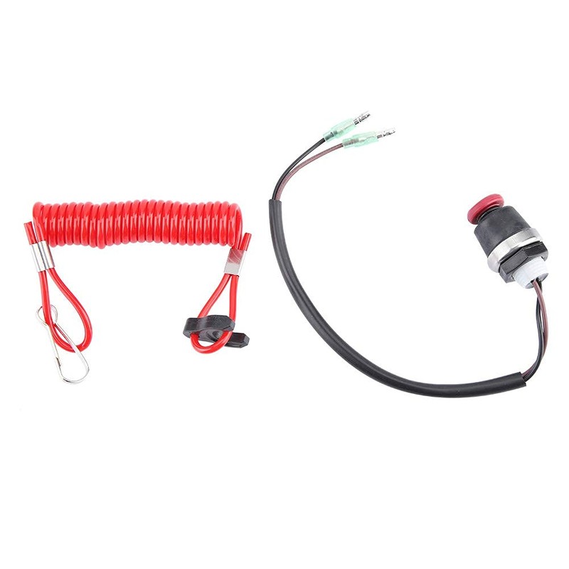 Safety Lead Cable Tohatsu Stop Switch Lanyard for Outboard Motor