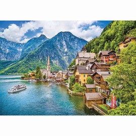 Anatolian Puzzle - Hallstatt Lake, 2000 Piece Jigsaw Puzzle, 3959, Multicolor, Standard