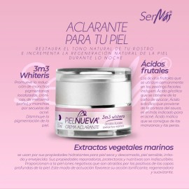 Kit De 3 Cremas Aclarantes Para El Rostro 30ml Aclara Rostro
