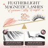 LASHVIEW Magnetic Eyelashes with Applicator, Soft Magnetic Lashes Natural Look