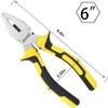 DOWELL 6 Inch Pliers with Wire Cutter,Nickel Chromium Steel Construction