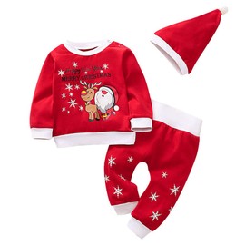 Costume Children 86 Boys Toddler Pyjamas Christmas Outfits Family Christmas Clothing Boy Baby Gift Christmas Body Green Baby Bodysuit Girl 8 Months, red