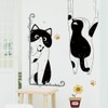 Fujitoya Wall Sticker Cat 3D Wall Decor Scandinavian Door Wallpaper
