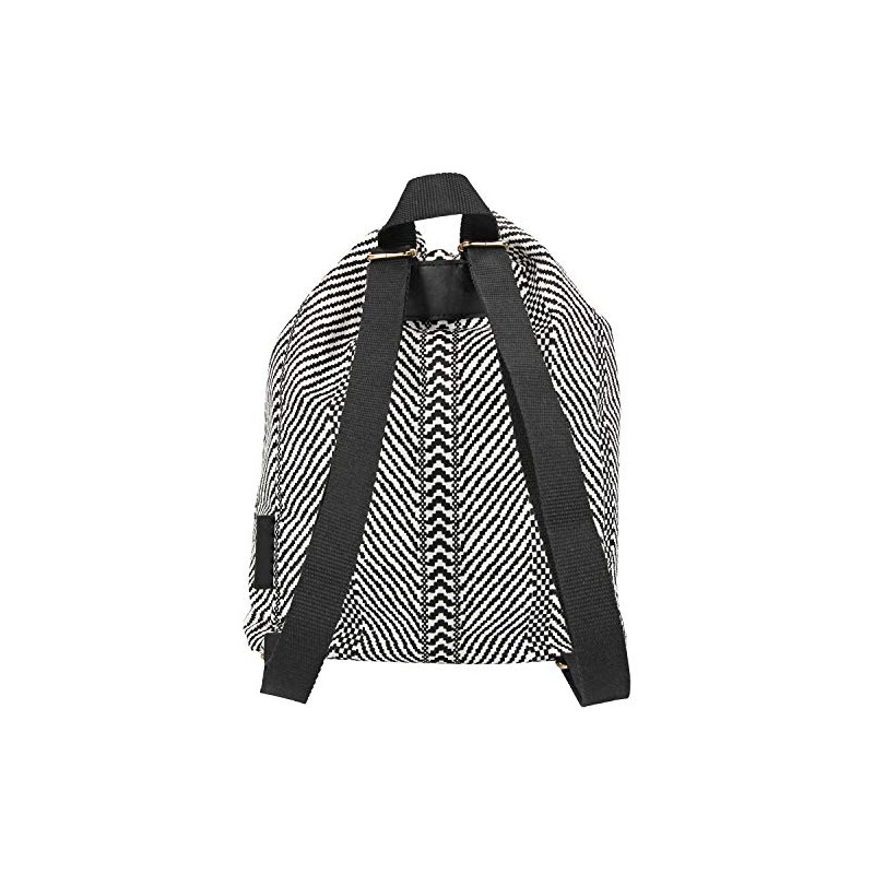 Depesche TOPModel 10977 Backpack with Drawstring, Black and White, Approx.