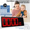 TXL 13.7 Inch Large Digital Wall Clock with Remote Control,LED