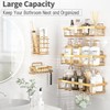 Liuoud Shower Caddy 5 Pack, Bathroom Shower Organizer Rack for