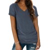 T Shirts Short Sleeve V Neck Tees Womens Fashion Tops