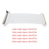 PCIE 4.0 X16 Extender Riser Cable High Shielding Property 180