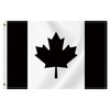 2×3 FT Black Canada Flag,Medium 60×90 CM Canadian Outdoor Banner,100D