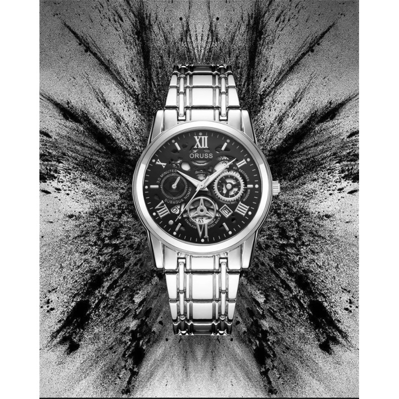 Reloj De Cuarzo Casual De Acero Impermeable Para Hombre D22