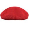 Kangol Tropic Ventair 504 Flat Cap, Red (Scarlet), Medium