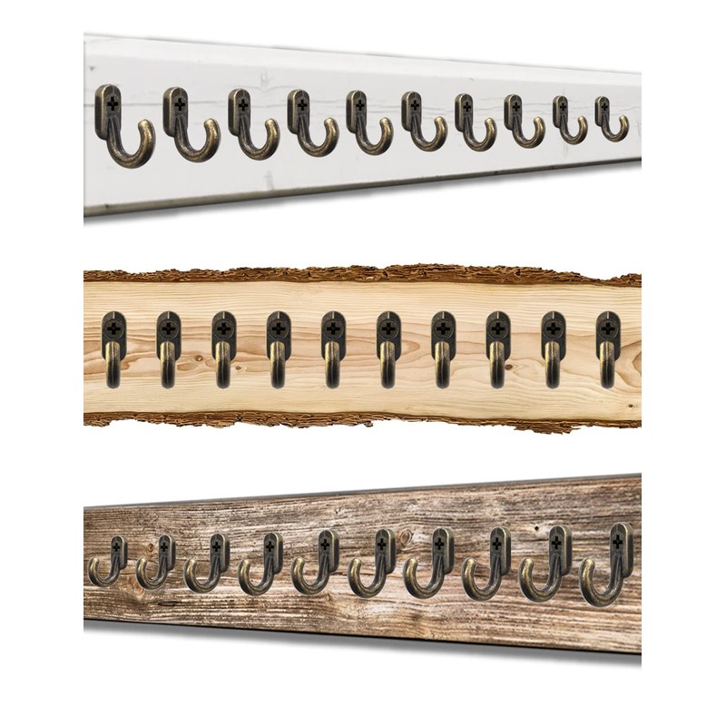 FUXXER® - Mini iron hooks, decorative hooks, picture hooks, set