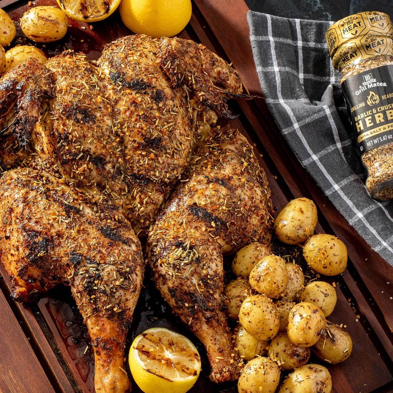 McCormick Grill Mates Garlic & Crushed Herbs Grilling Seasoning, 5.47