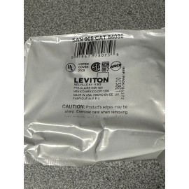 Leviton NEW Leviton 84080‑40 1‑Gang 302 Stainless Steel Louvre Device Wallplate w/ strap