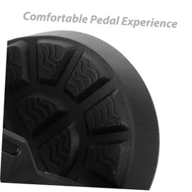 KICHOUSE 2pcs Lightweight Exercise Bike Pedals Straps Replacement Platform Pedals for Compatible Exercise Easy Installation