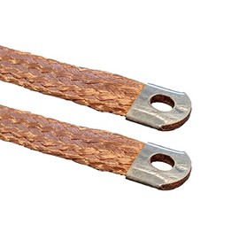 AUPROTEC Motor Ground Tape Ends Tin-Plated Length 200 mm 50 mm² 300A