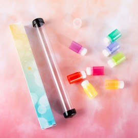 Yoseng 8 pcs Finger Ink Soft Bristle Blending Brushes Daubers for Painting,Drawing, Ink,Card Making,Commodities for Finger Painting,Crafter Color Coded Handles Ink Blender Tool