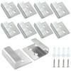 Bivethoi 10 Pcs Tile Display Wall Hanger, Stainless Steel Wall