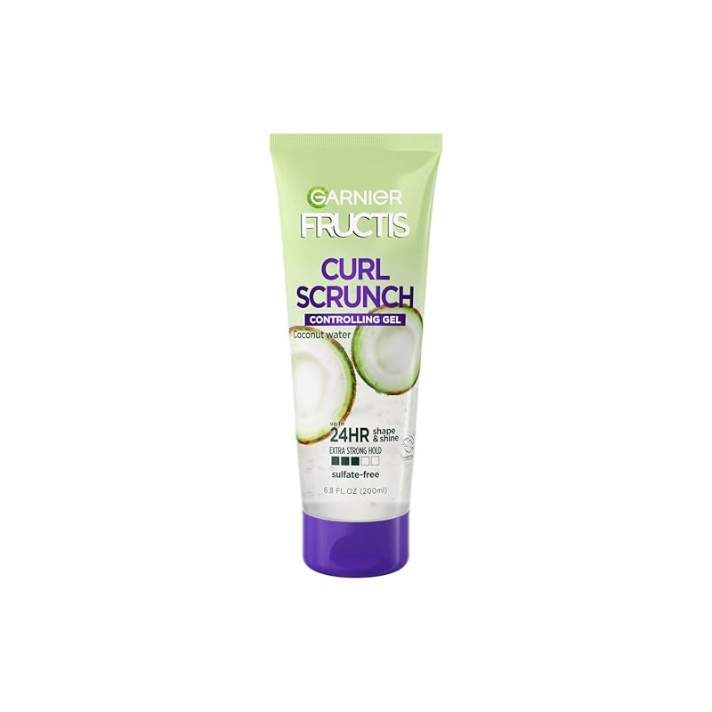 Garnier Fructis Style Curl Scrunch Gel, extra fuerte 6.80 oz,