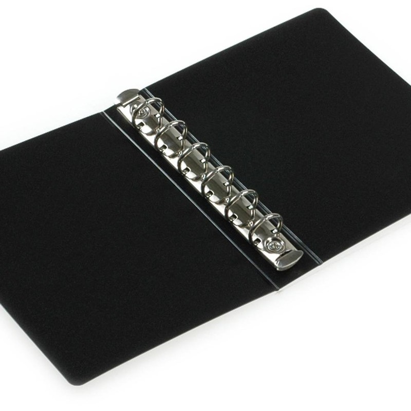 エトランジェディコスタリカ バインダー ソリッド ミニ 6穴 黒 SLD-08-02