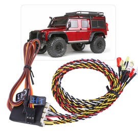 VGEBY Light Kit RC 8LED Light Kit Model Accessories Compatible with SCX10/TRX4/D90 1/10 1/8 RC Crawler Car