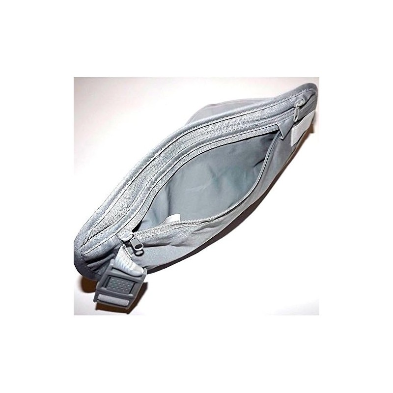 Travelon Rfid Blocking Undergarment Waist Pouch Travel Wallet, Gray, One