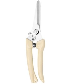 Gardening Scissors Hand Pruner Pruning Shear with Straight Stainless Steel Blades, Gardening Hand Shear Ultra Sharp Multi-Purpose Garden Scissors for Fruit Picking, Trimming Plants Flowers (7.7 Inch)