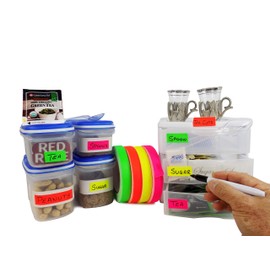 WOD GTMC12F Fluorescent Multi-Color Rainbow Gaffer Tape, 3 inch x 25 yds. (4-Rolls) Gym School Pack Floor Marking Tape, Secures Cables, & No Sticky Residue