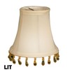 Royal Designs, Inc. Beaded Bell Clip On Chandelier Shade CS-311B-5EG,