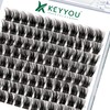 Lash Clusters 96pcs Individual Lashes Y08 D Curl 14mm Cluster