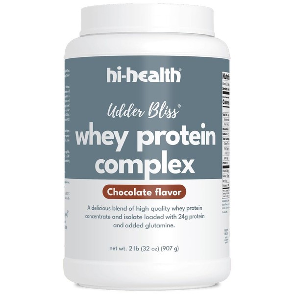 Hi-Health Udder Bliss Whey Protein Complex Powder, Blend of Bioavailable