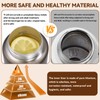 Pure Titanium Travel Kettle,Dual Voltage Portable Electric Kettle 110V-240V Smart