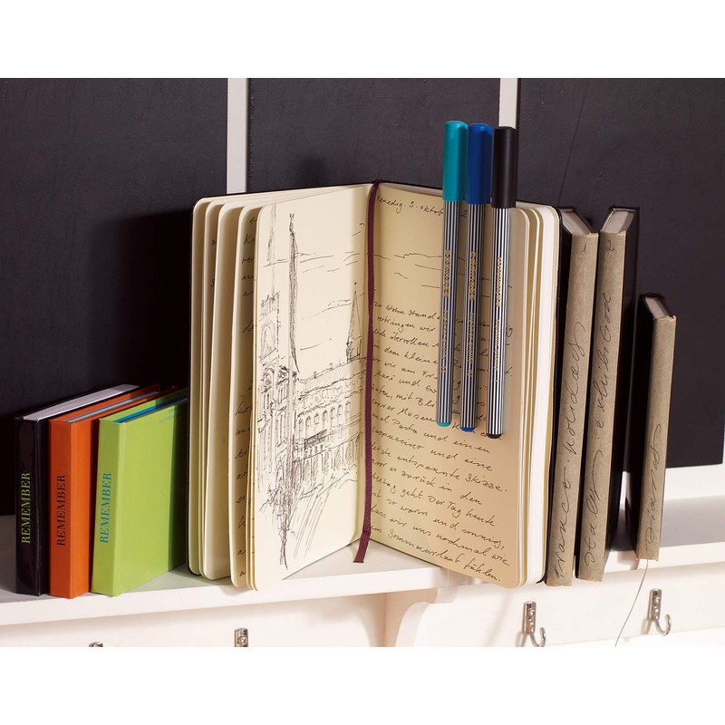 edding 55 Fineliner Pack of 10 - Blue